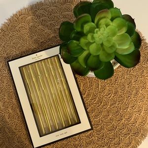 Kate Spade Strike Gold Pen Set (6 pens)